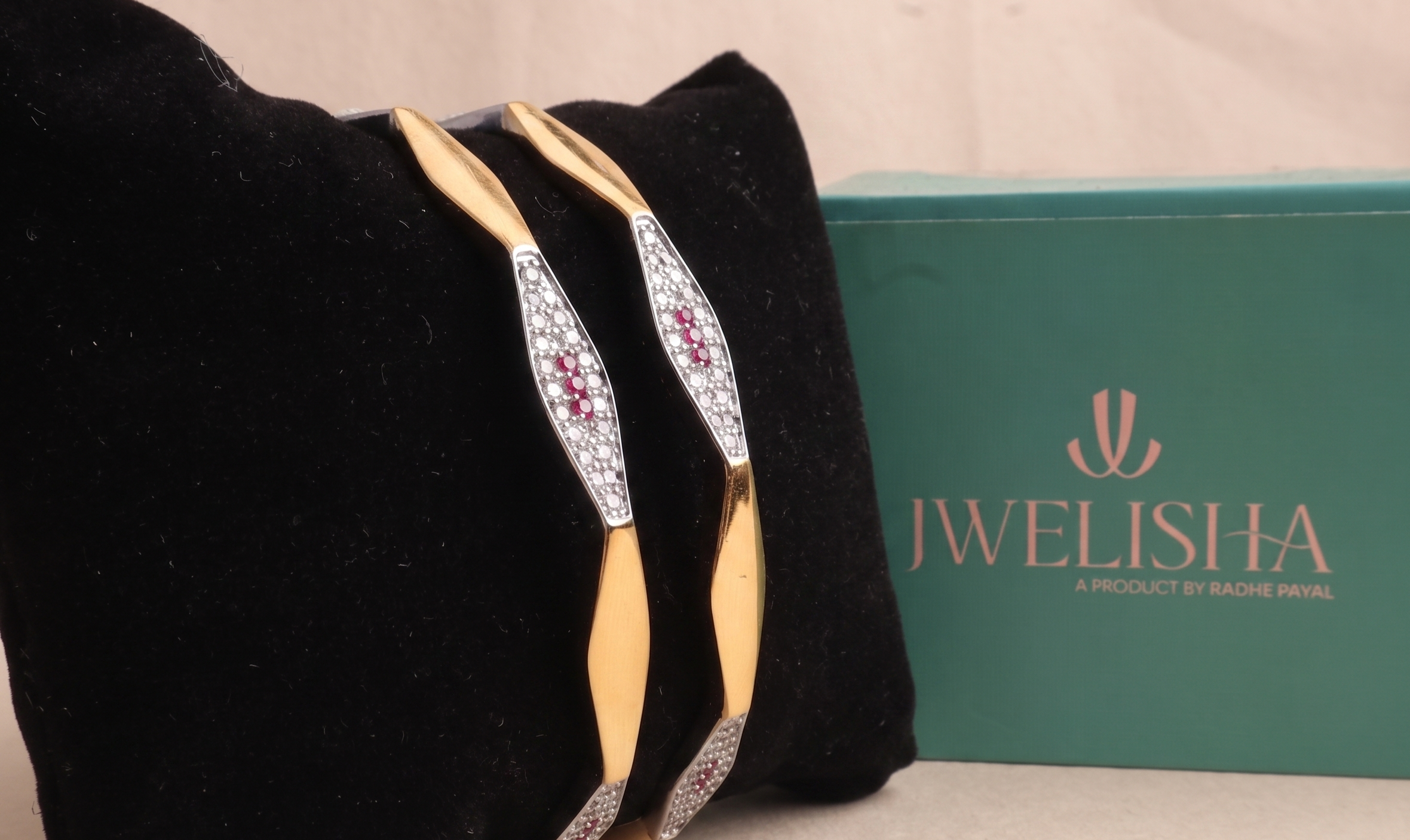 Luxury Silver-Plated German Silver Bangles | Jwelisha