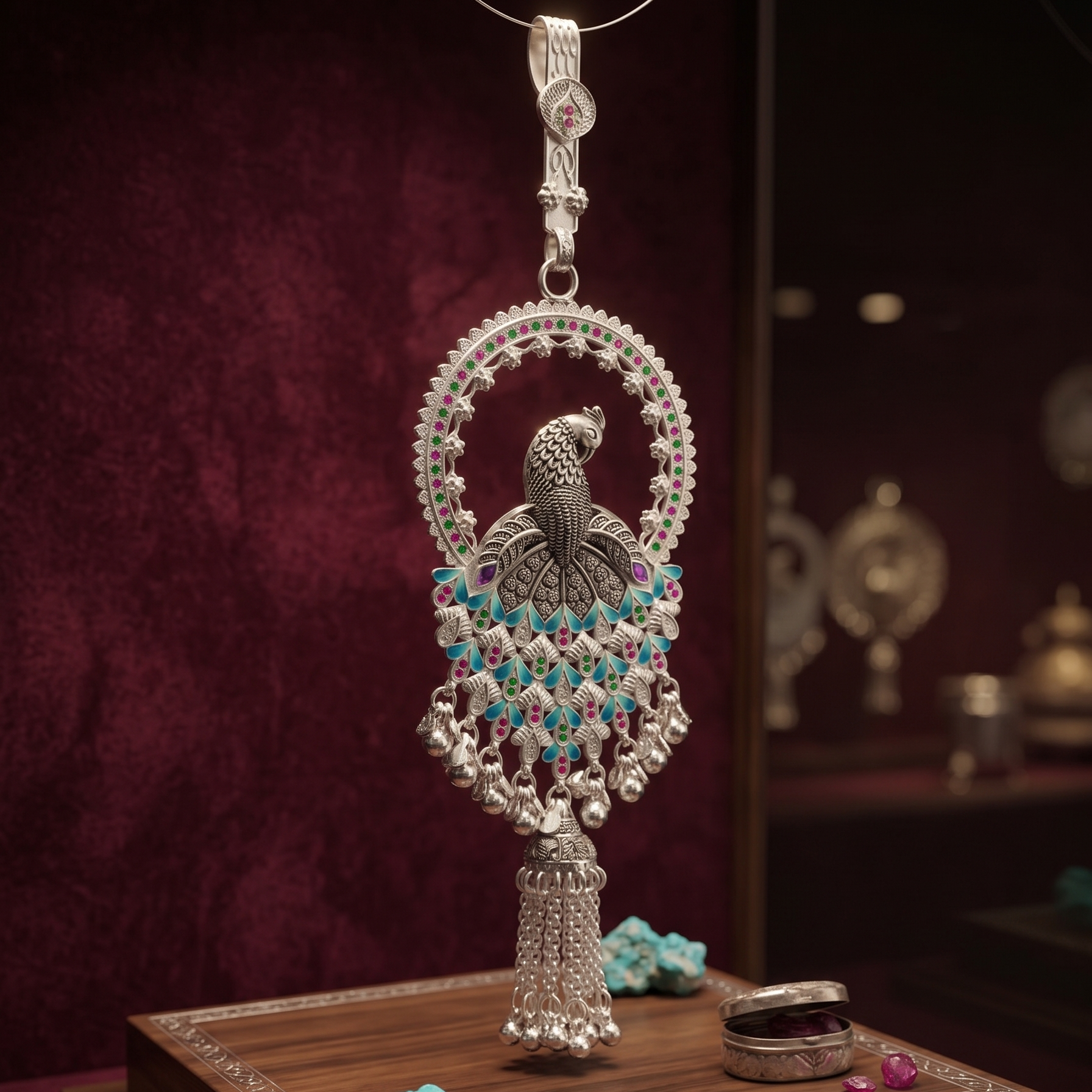 Traditional  Art Jewellery with Premium German Silver Finish