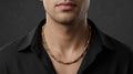 The Two-Tone Cuban Link Chain — Handcrafted Men's Statement