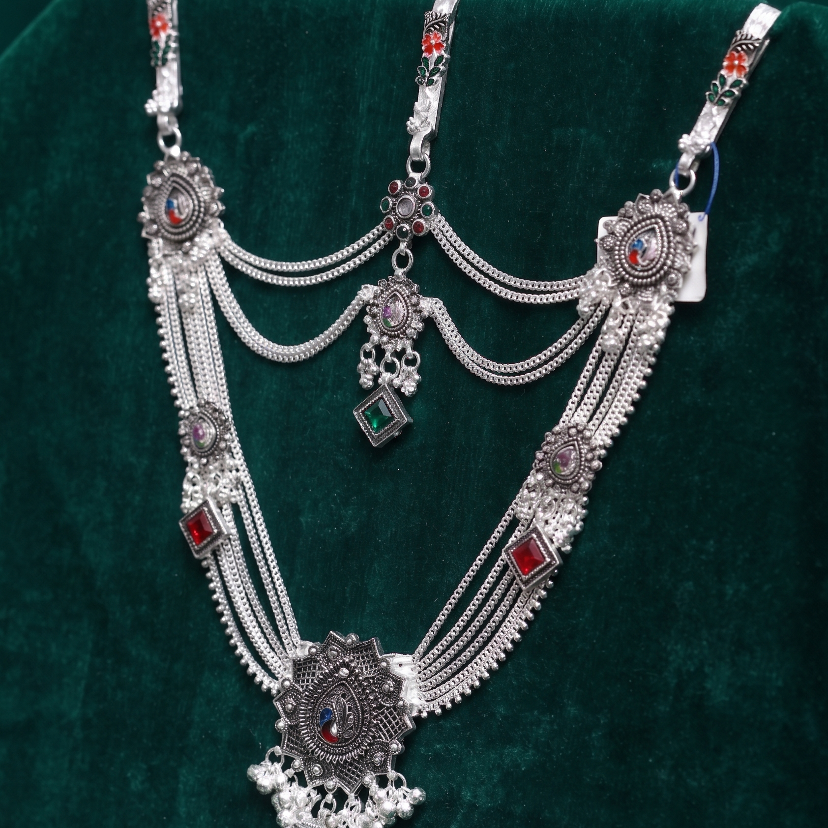 Traditional Designer Kandora | Silver Plated Ethnic Jewellery for Women