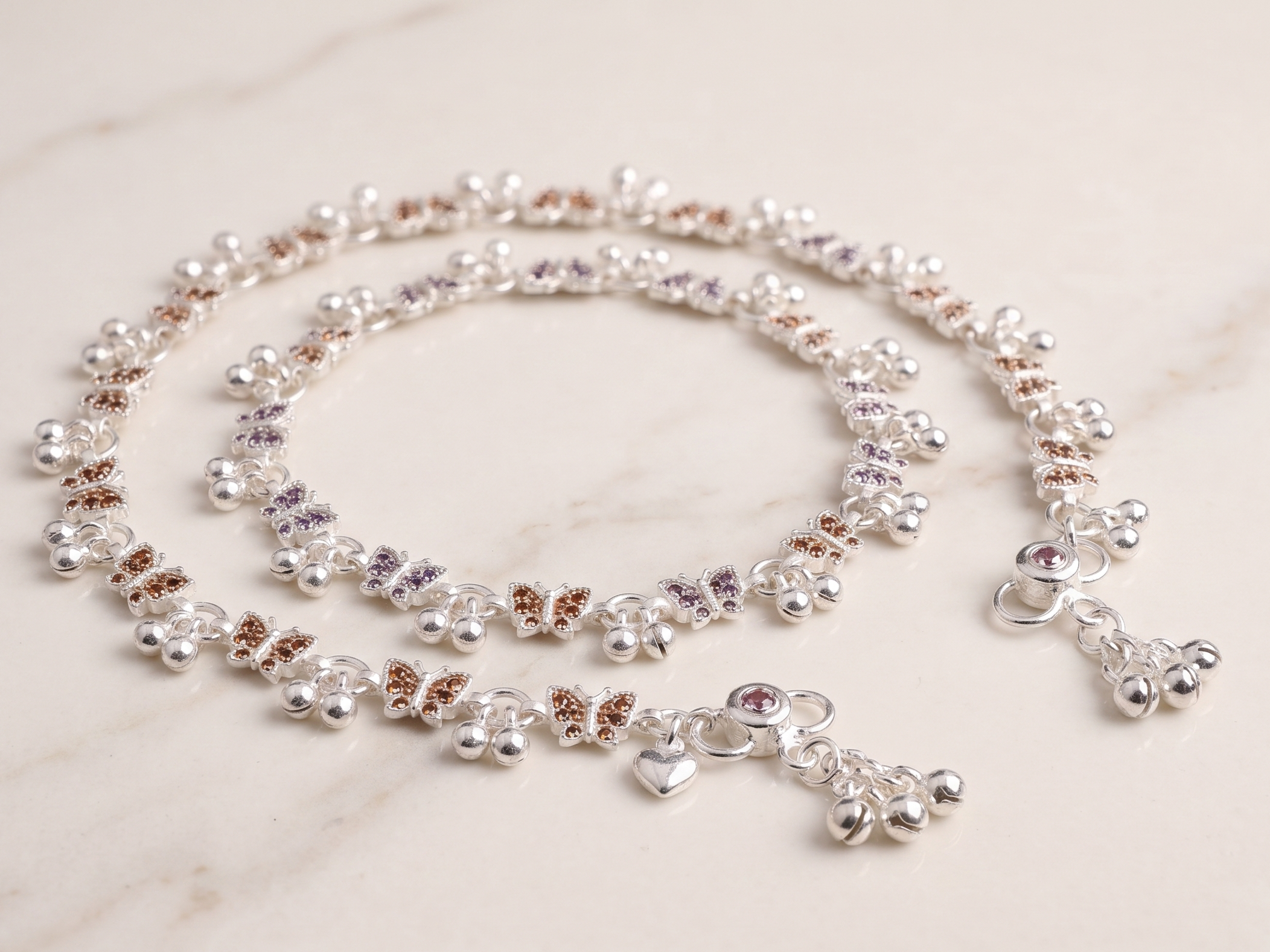 Royal Style German Silver Payal with Long Lasting Shine & Premium Craftsmanship