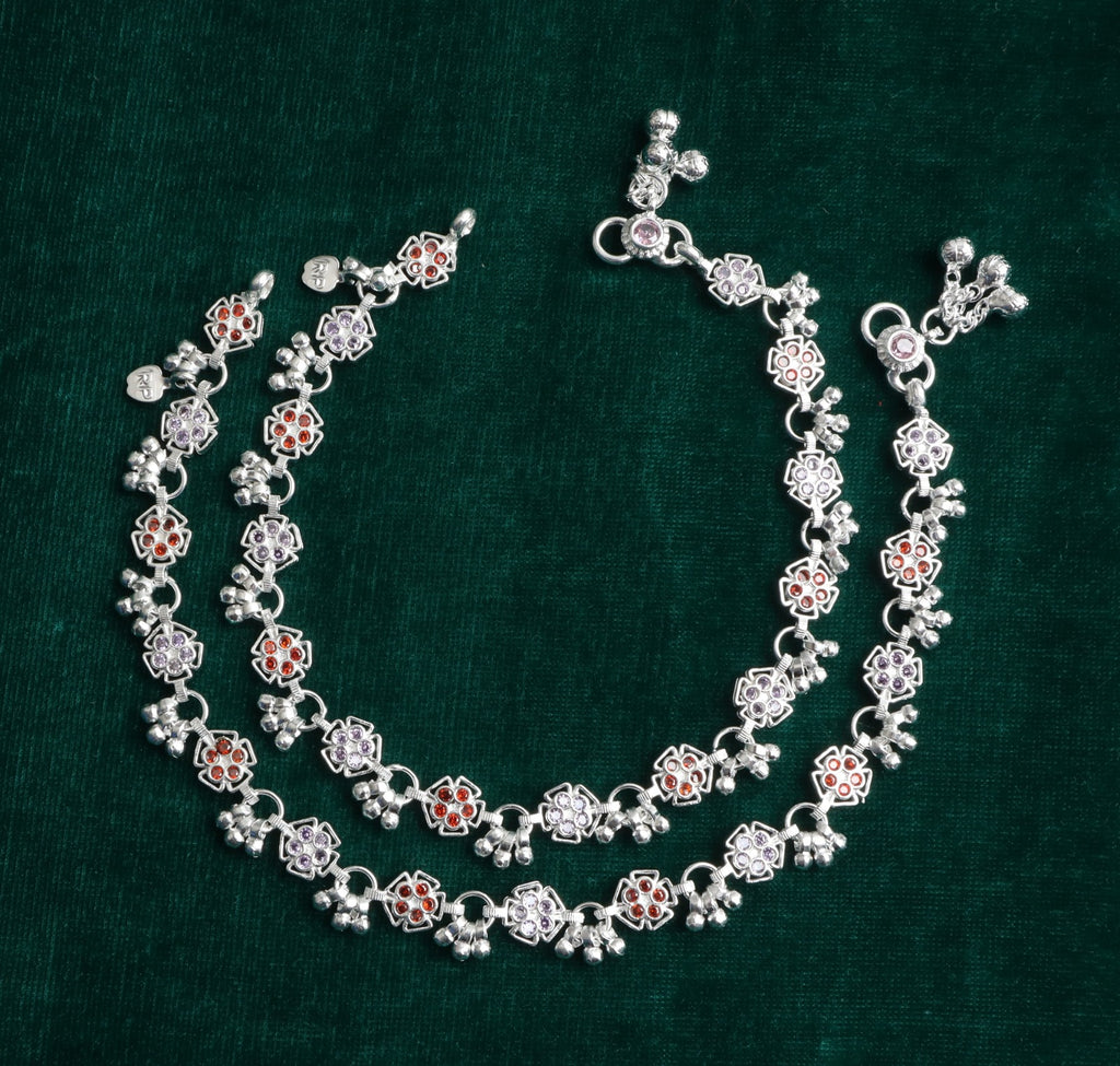 Royal Style German Silver Payal with Long Lasting Shine & Premium Craftsmanship