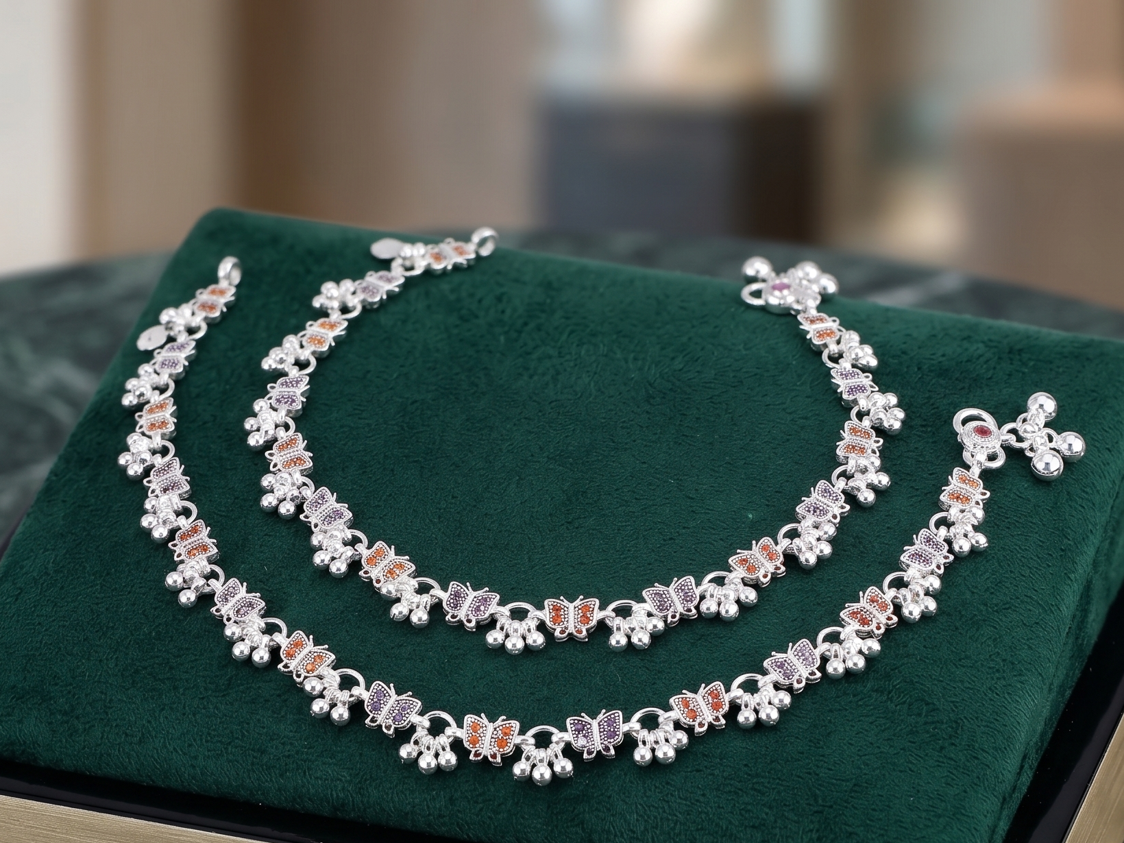 Royal Style German Silver Payal with Long Lasting Shine & Premium Craftsmanship