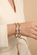 Luxury Silver-Plated German Silver Bangles | Jwelisha