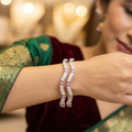 Designer German Silver Bangles for Women – Elegant Silver Plated Jewellery