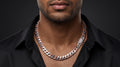 The Two-Tone Cuban Link Chain — Handcrafted Men's Statement