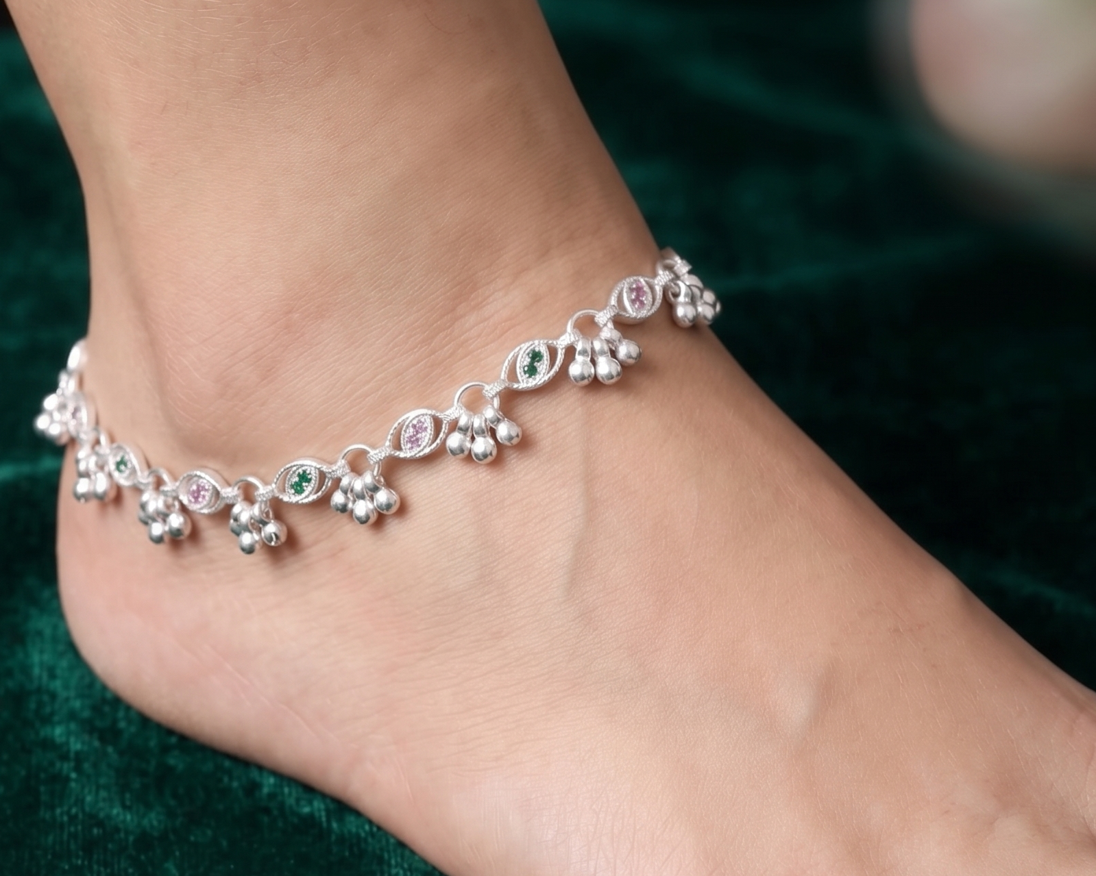Royal Style German Silver Payal with Long Lasting Shine & Premium Craftsmanship