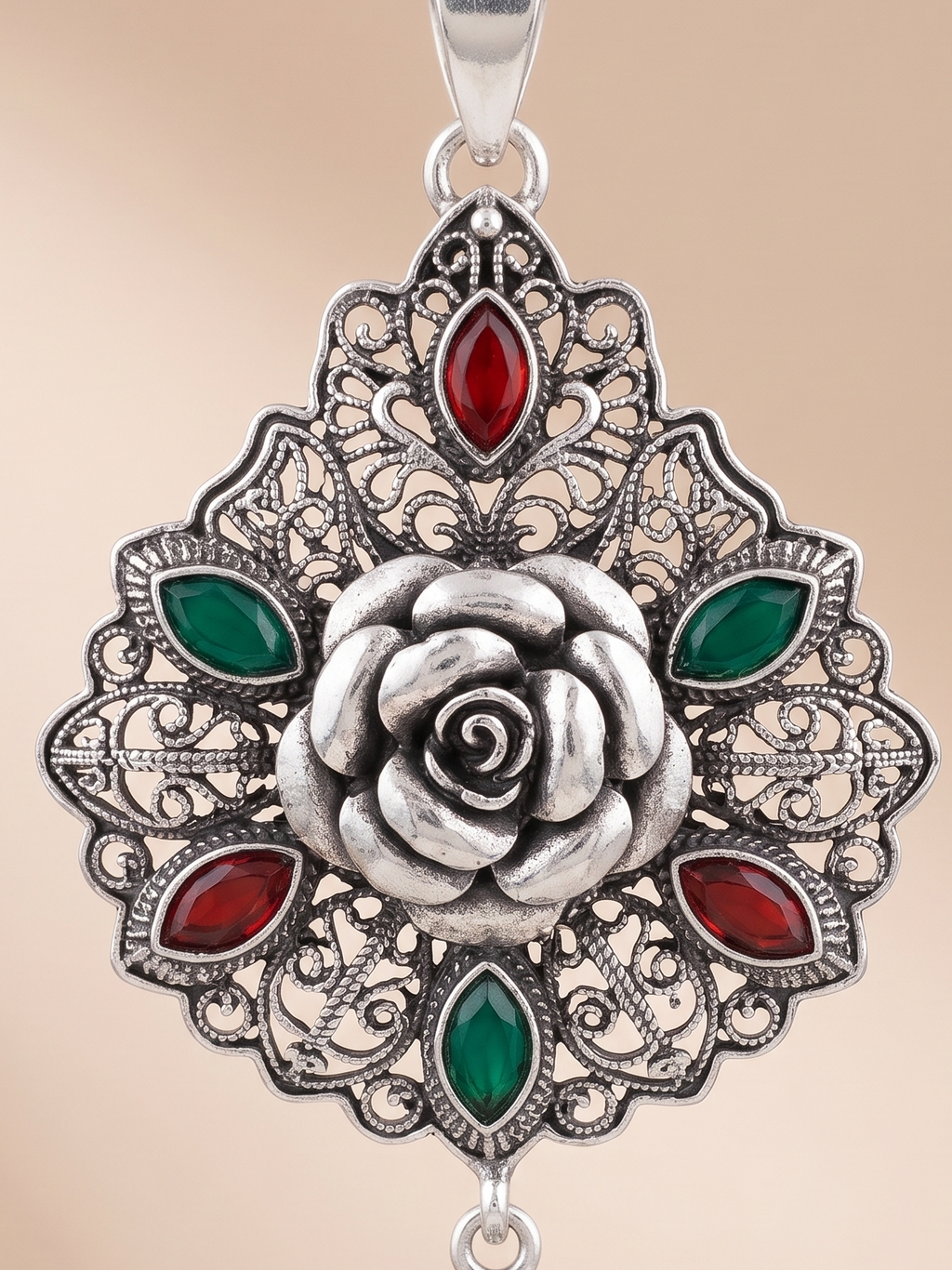 Traditional Designer Kandora | Silver Plated Ethnic Jewellery for Women