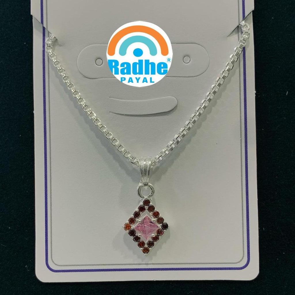 Premium German Silver Floral Pendant Necklace
