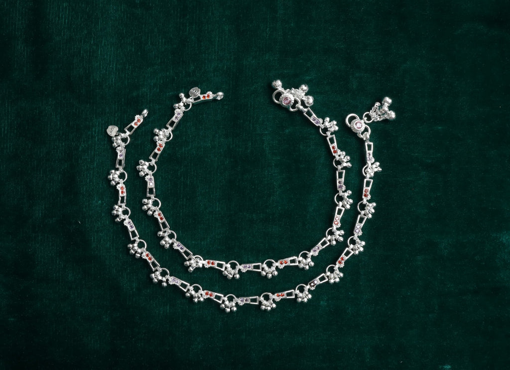 Royal Style German Silver Payal with Long Lasting Shine & Premium Craftsmanship