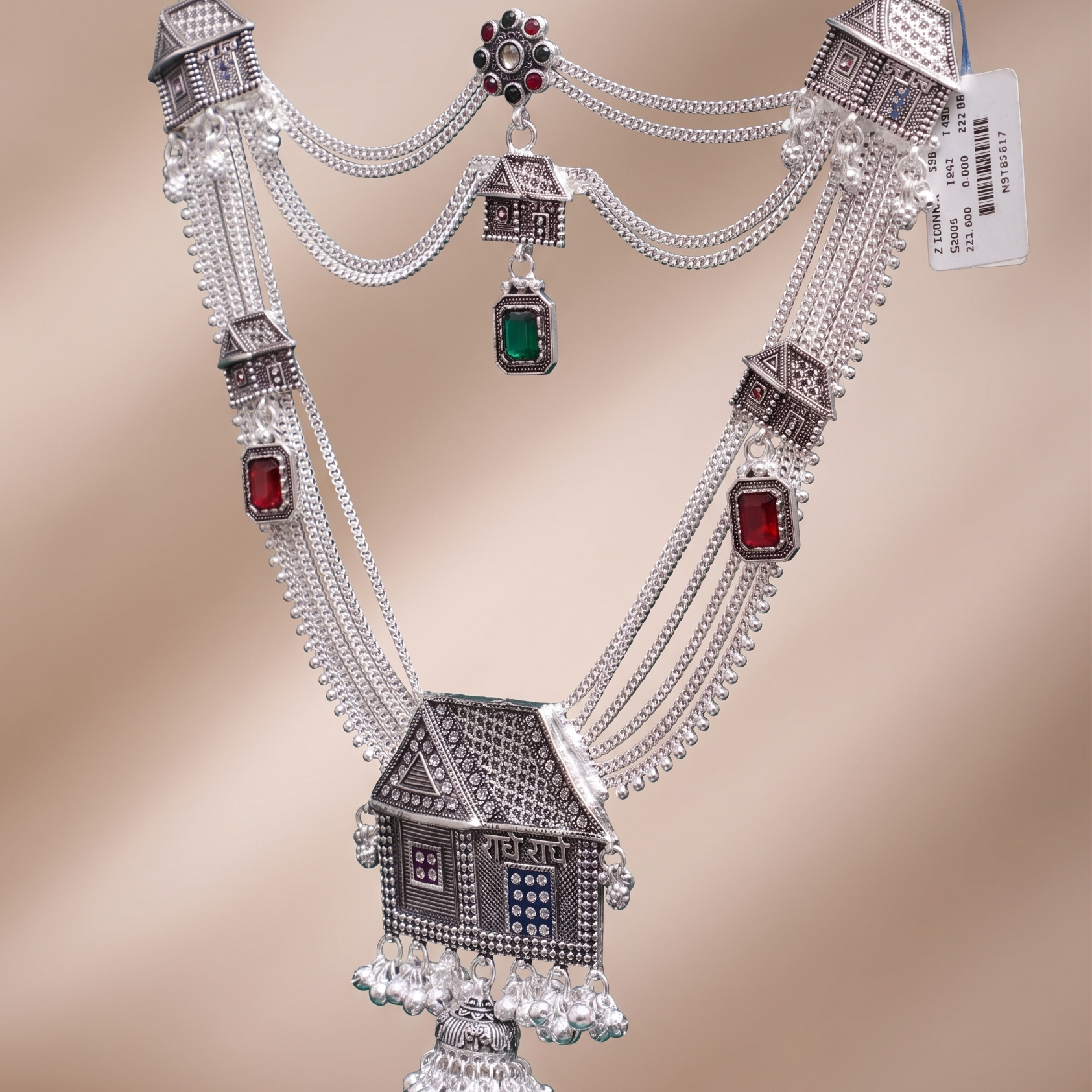 Traditional Designer Kandora | Silver Plated Ethnic Jewellery for Women