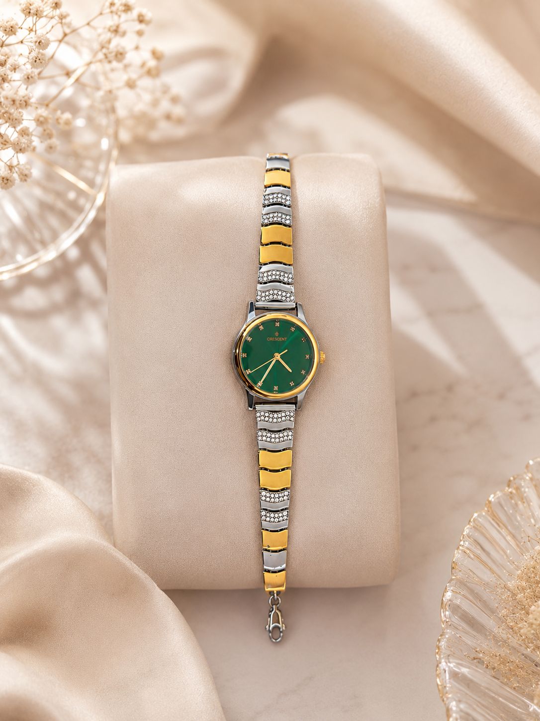 Premium Fancy Watch for Women – Dual Tone Finish