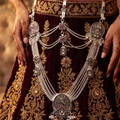 Traditional Designer Kandora | Silver Plated Ethnic Jewellery for Women
