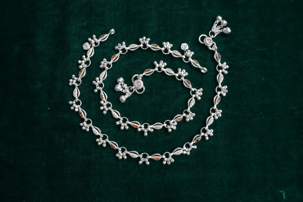 Royal Style German Silver Payal with Long Lasting Shine & Premium Craftsmanship