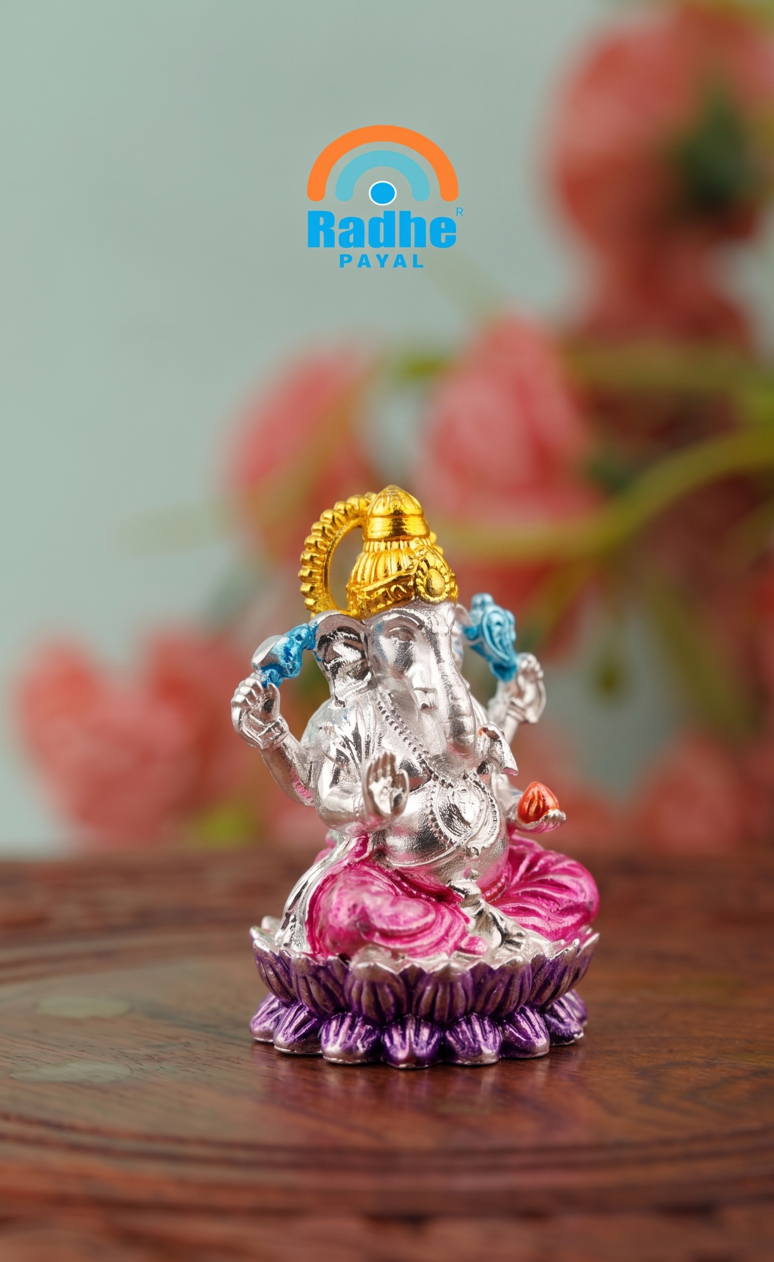 Lord Ganesha Idol (Meenakari Edition) by Radhe Payal