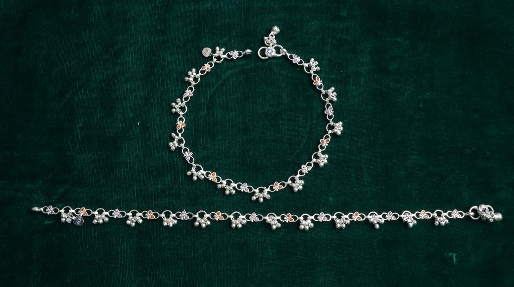 Royal Style German Silver Payal with Long Lasting Shine & Premium Craftsmanship