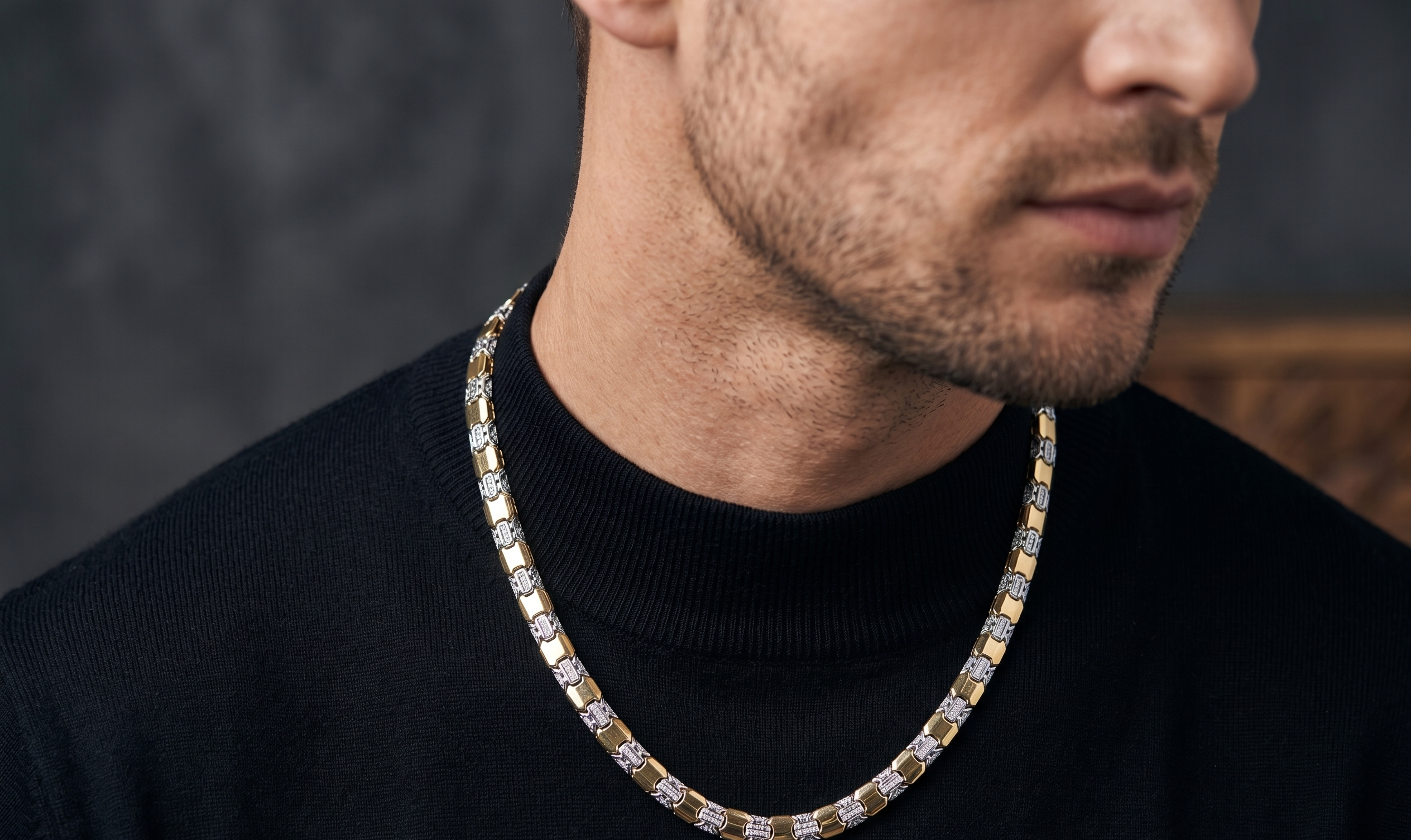 Premium German Silver Dual Tone Necklace | 0 Touch Silver Plated Fashion Jewellery