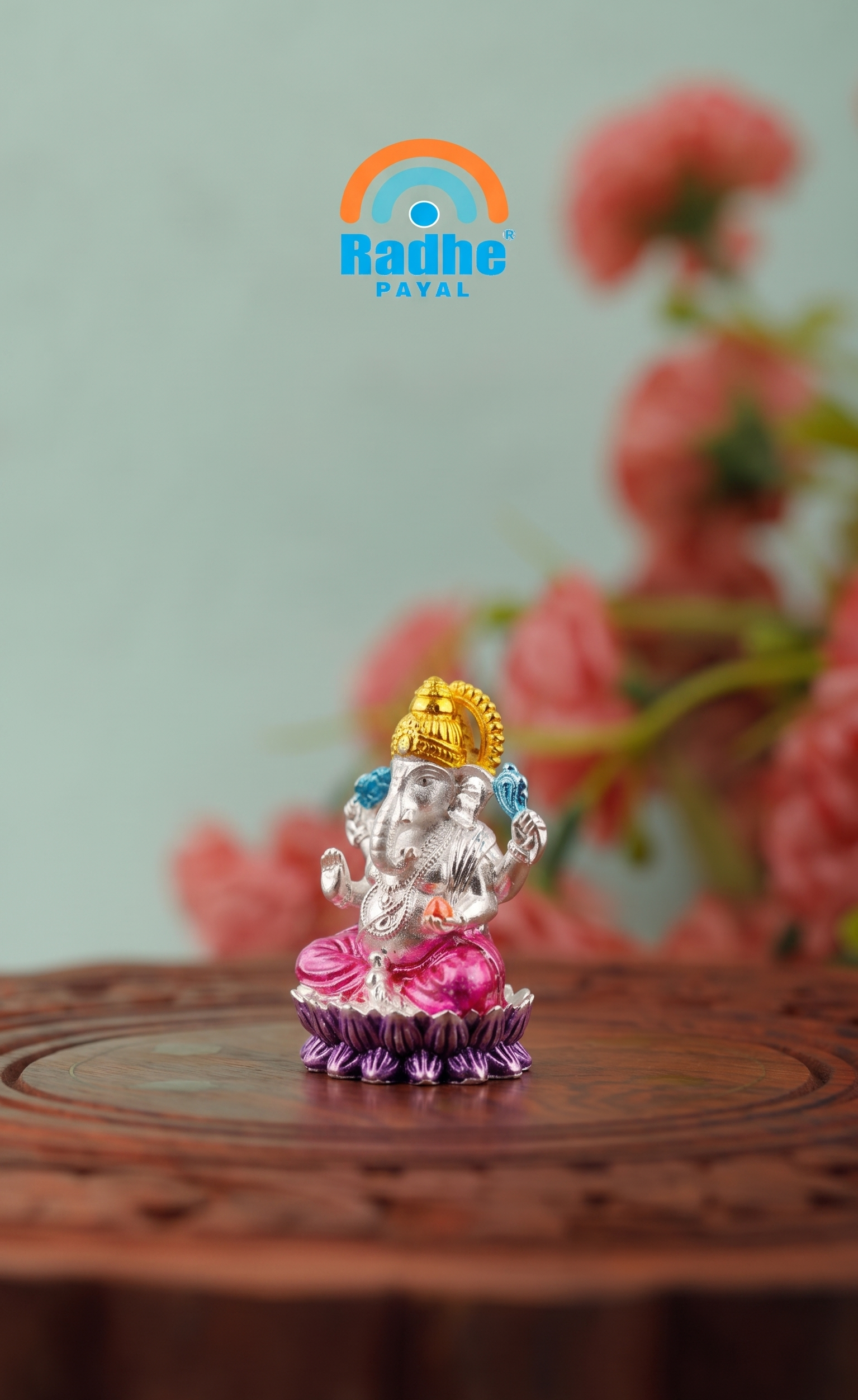 Lord Ganesha Idol (Meenakari Edition) by Radhe Payal