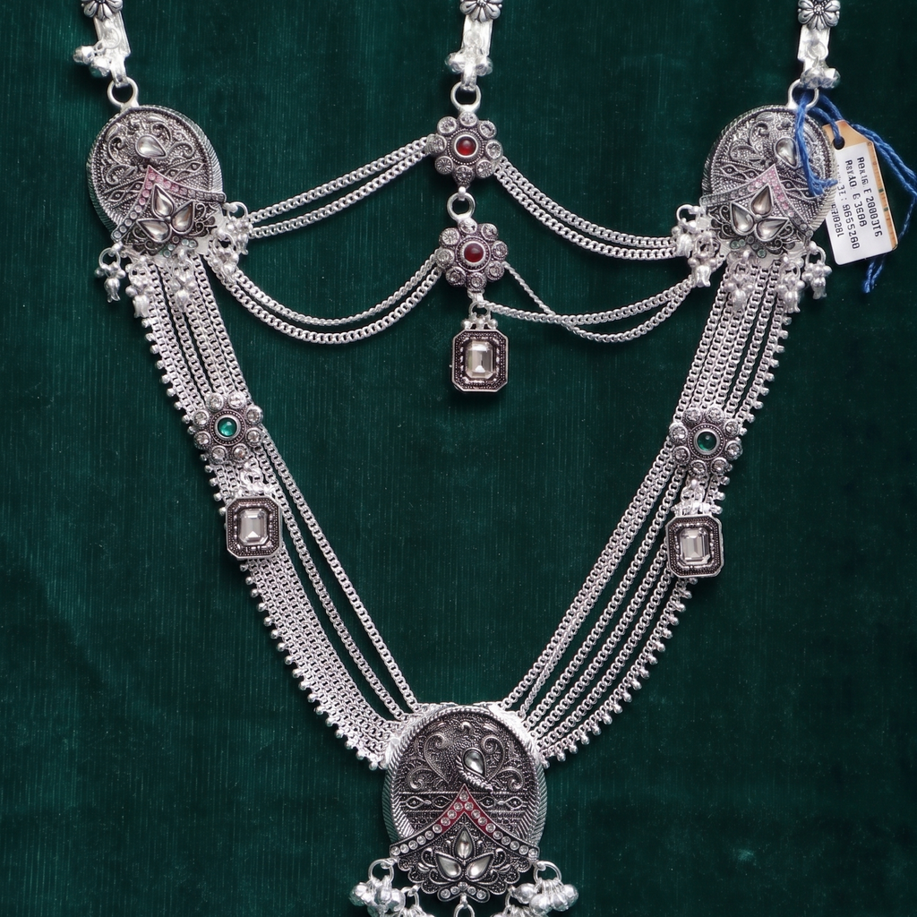 Traditional Designer Kandora | Silver Plated Ethnic Jewellery for Women