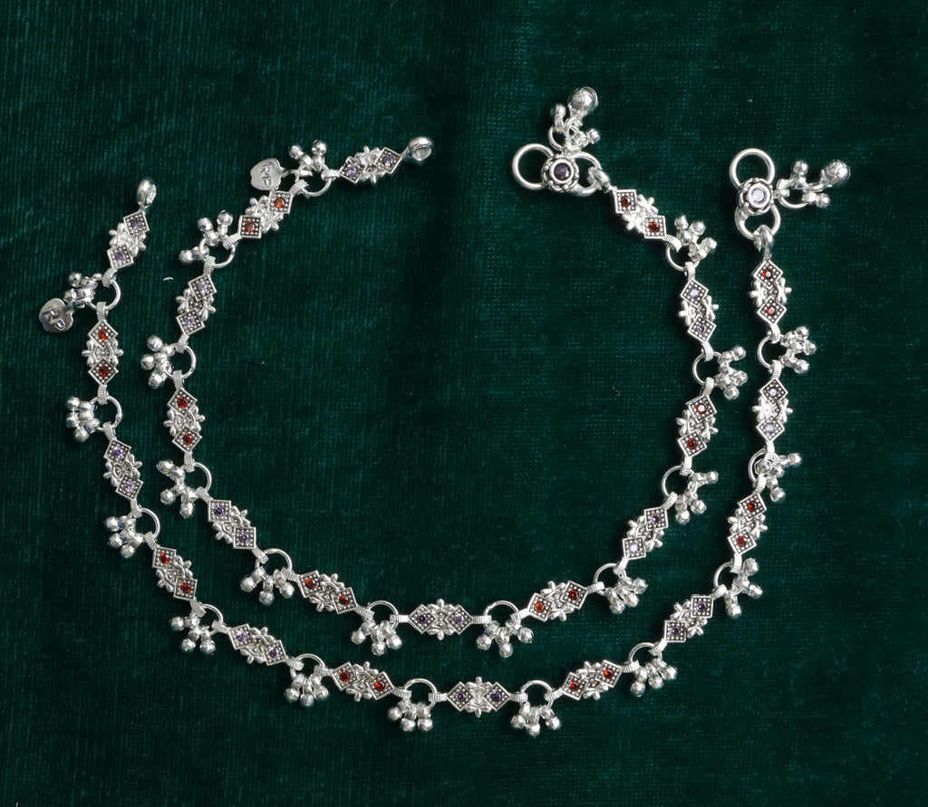 Royal Style German Silver Payal with Long Lasting Shine & Premium Craftsmanship