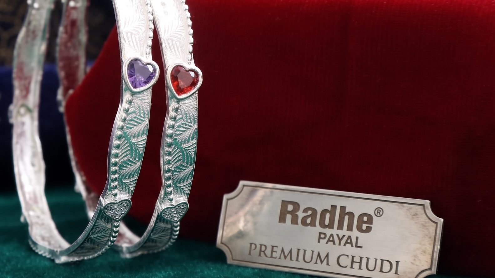 Designer German Silver Bangles for Women – Elegant Silver Plated Jewellery