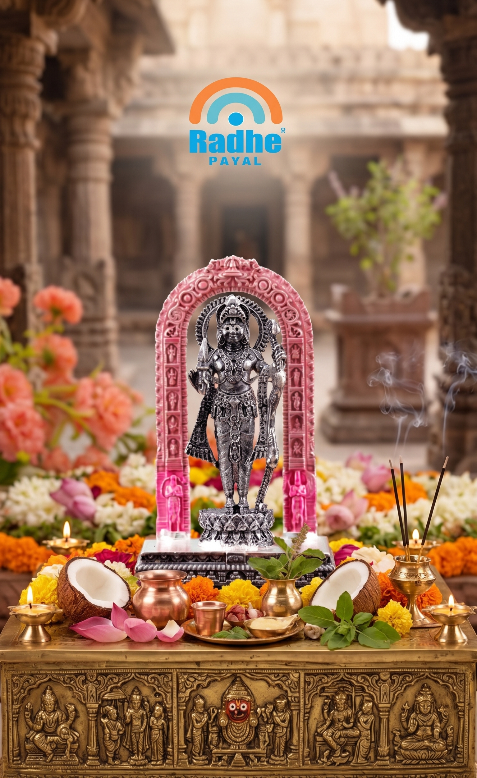 Lord Ram Lalla Idol (Ayodhya Edition) by Radhe Payal