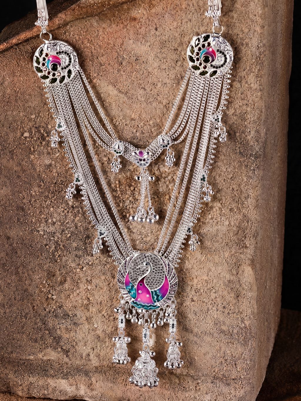 Scalloped Lace Bridal Kamarband by Radhe Payal