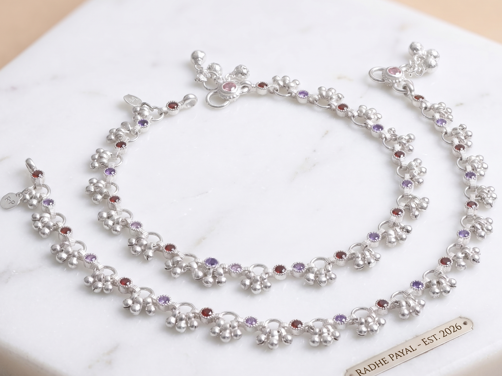 Royal Style German Silver Payal with Long Lasting Shine & Premium Craftsmanship