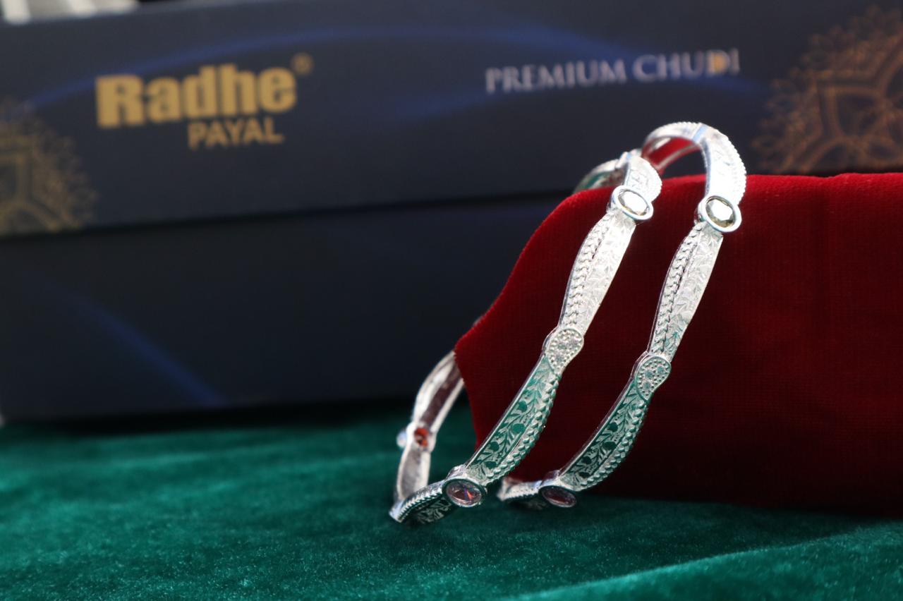 Classic Premium CZ Stone Bangles | Jwelisha