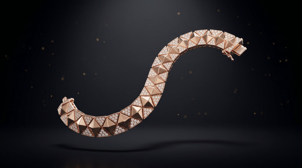 The Signature Two-Tone Link Bracelet — Handcrafted Men's Statement Piece