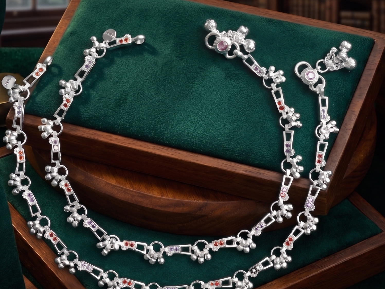 Royal Style German Silver Payal with Long Lasting Shine & Premium Craftsmanship