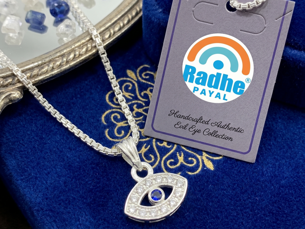 Premium German Silver Floral Pendant Necklace