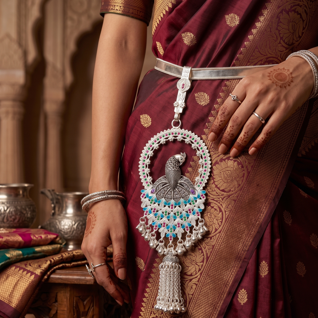 Traditional  Art Jewellery with Premium German Silver Finish