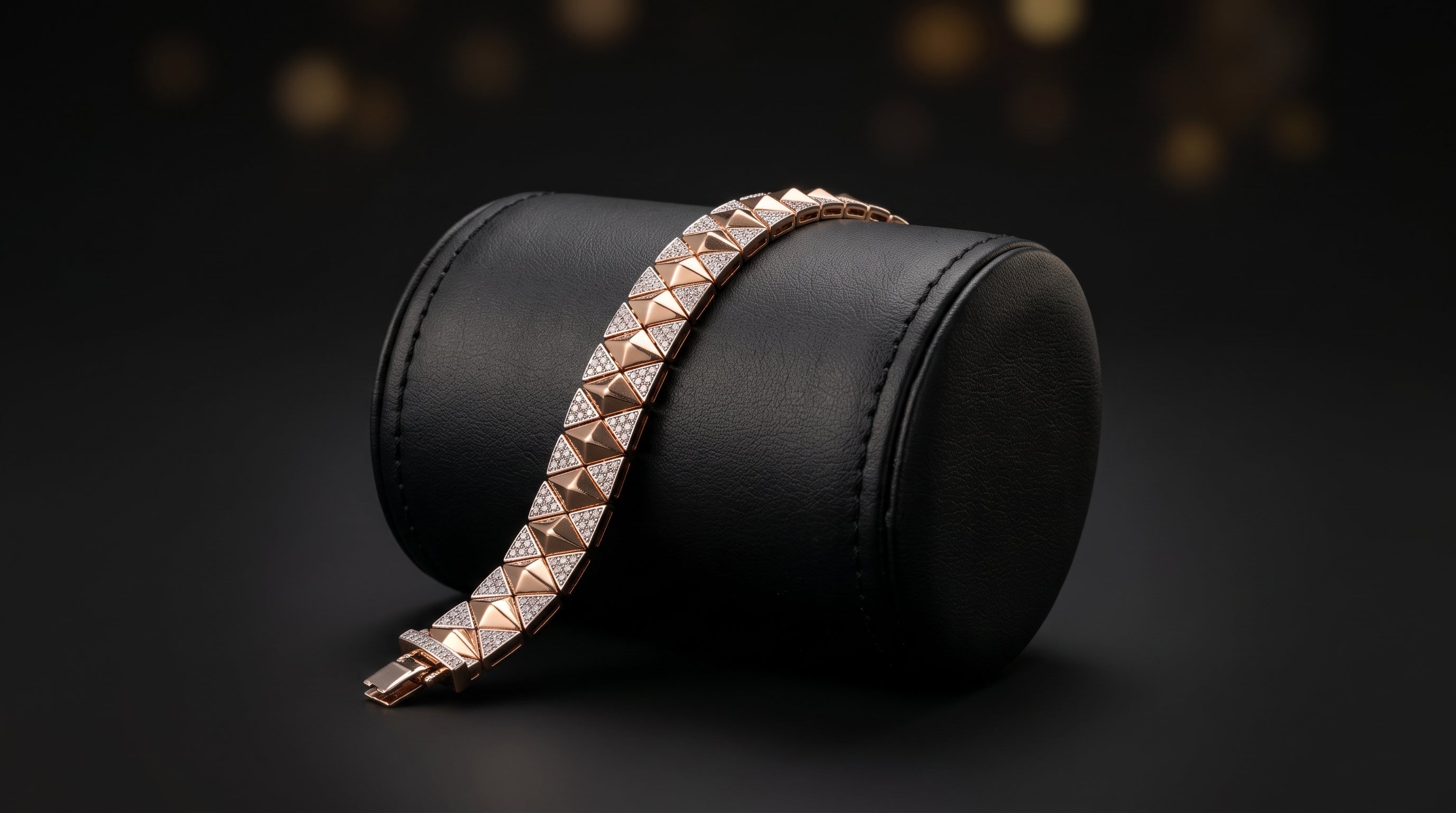 The Signature Two-Tone Link Bracelet — Handcrafted Men's Statement Piece