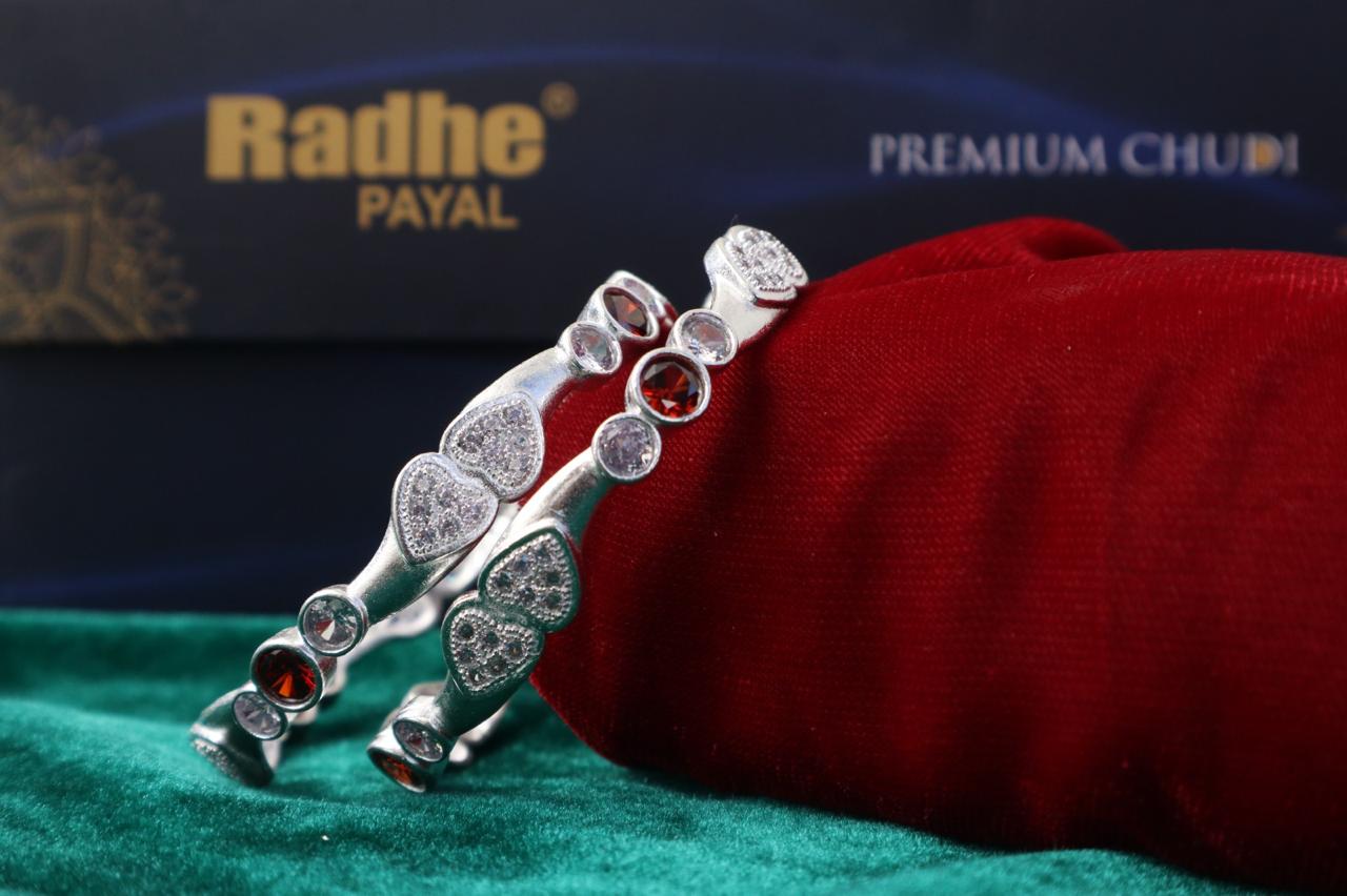 Classic Premium CZ Stone Bangles | Jwelisha