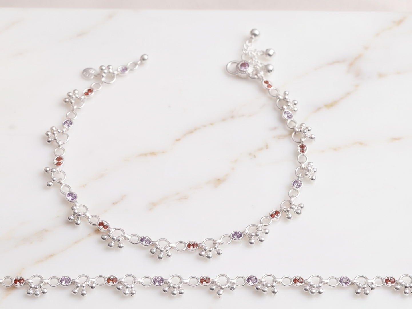 Royal Style German Silver Payal with Long Lasting Shine & Premium Craftsmanship