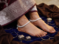 Royal Crystal Border Payal Pair