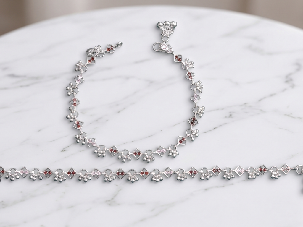 Royal Style German Silver Payal with Long Lasting Shine & Premium Craftsmanship