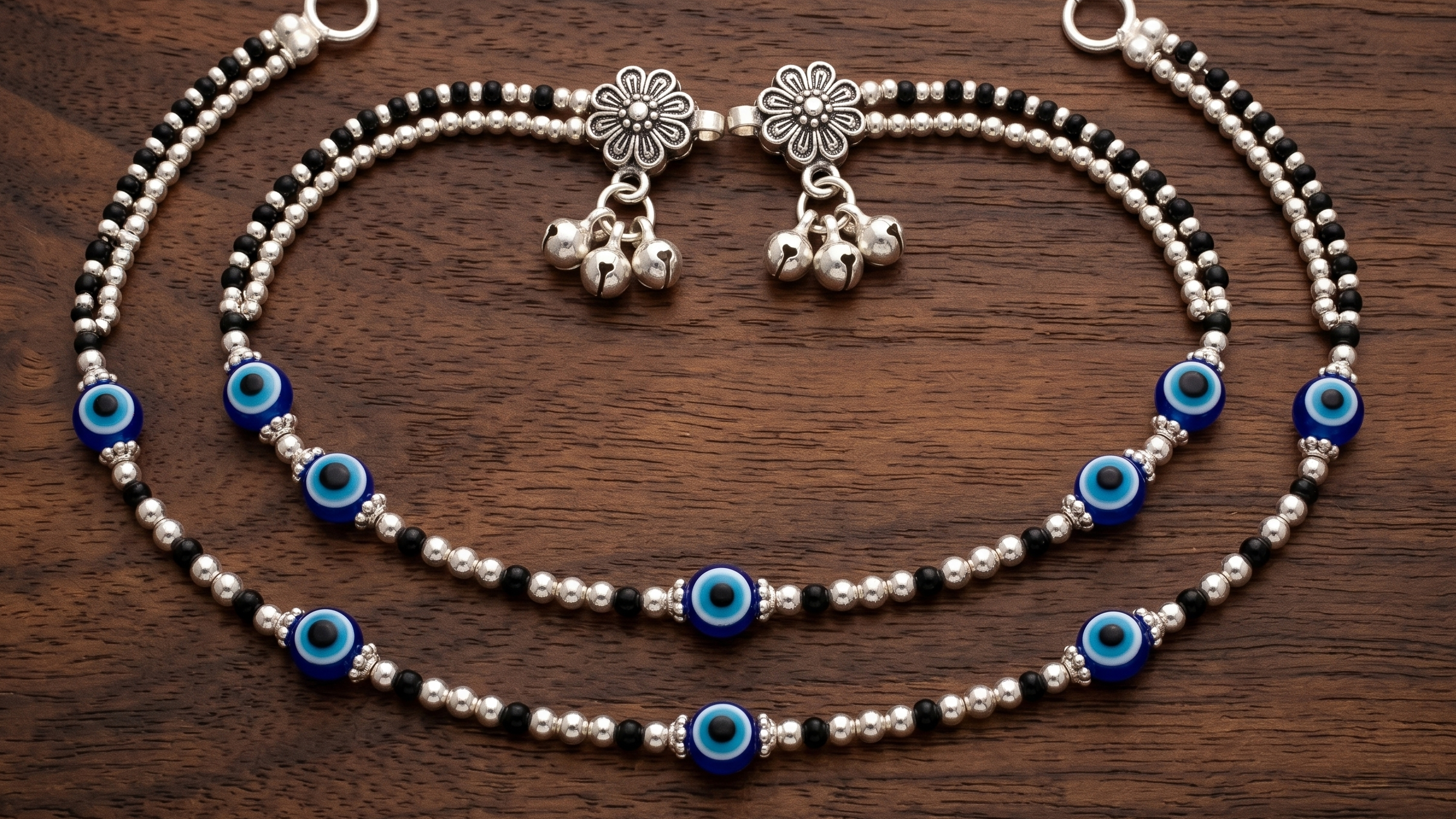 Premium German Silver Payal | 0 Touch Silver Plated Anklet for Women