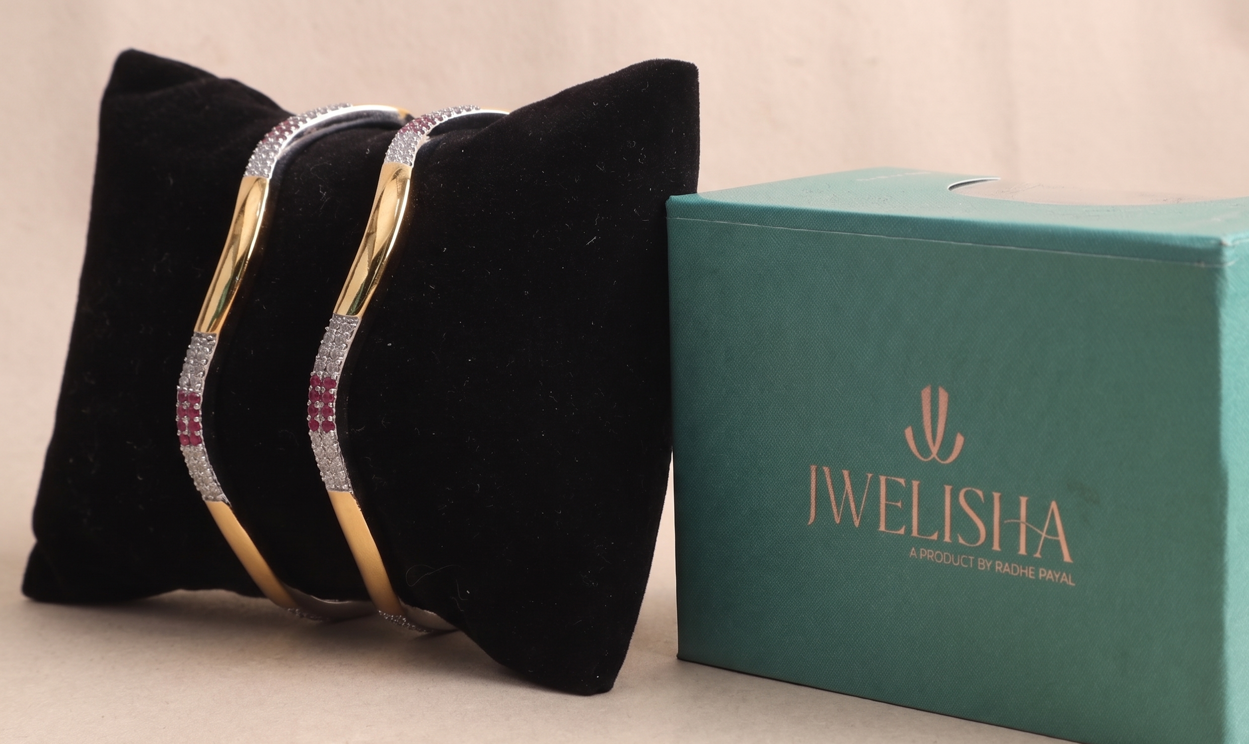 Luxury Silver-Plated German Silver Bangles | Jwelisha
