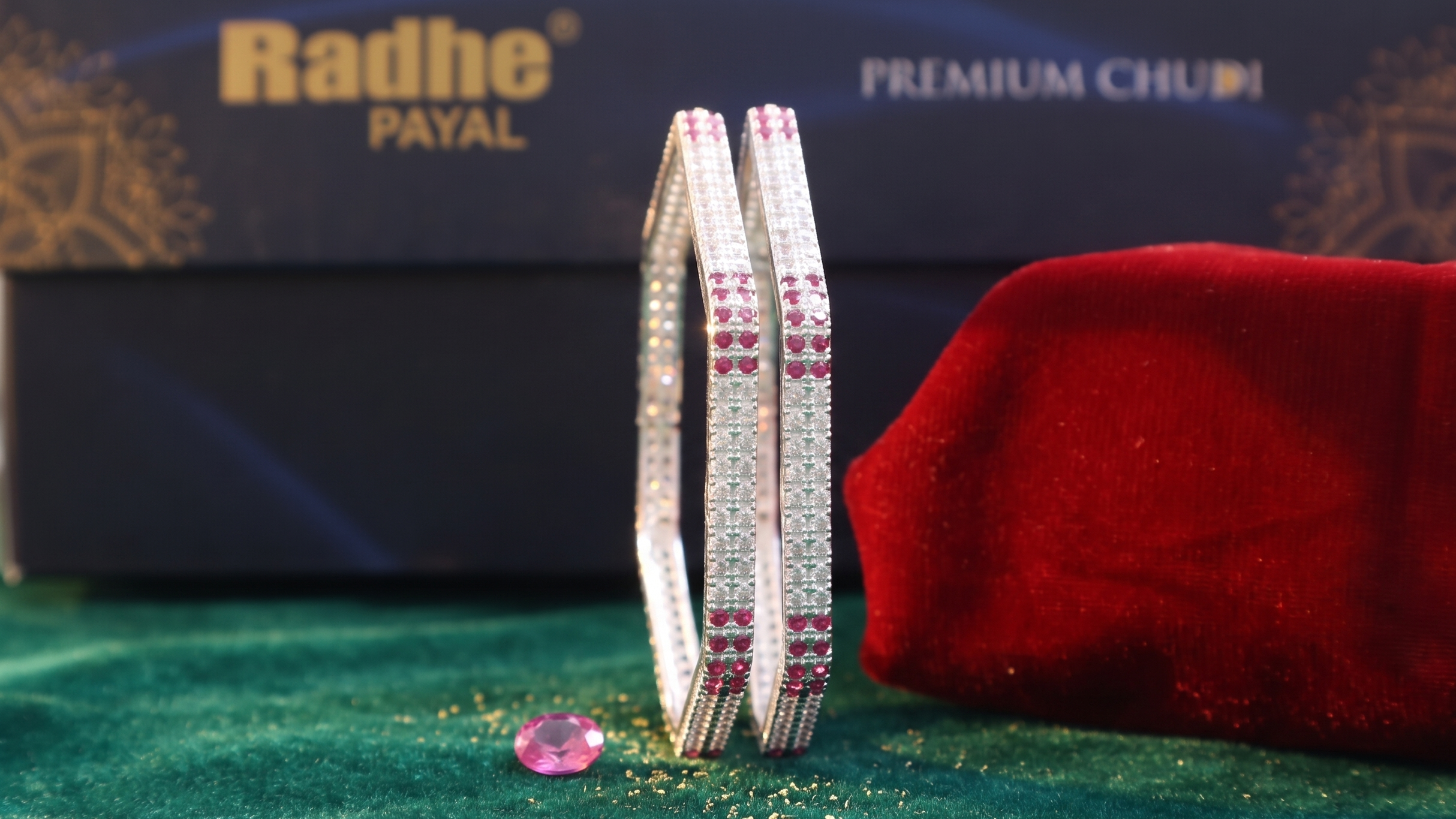 Designer German Silver Bangles for Women – Elegant Silver Plated Jewellery