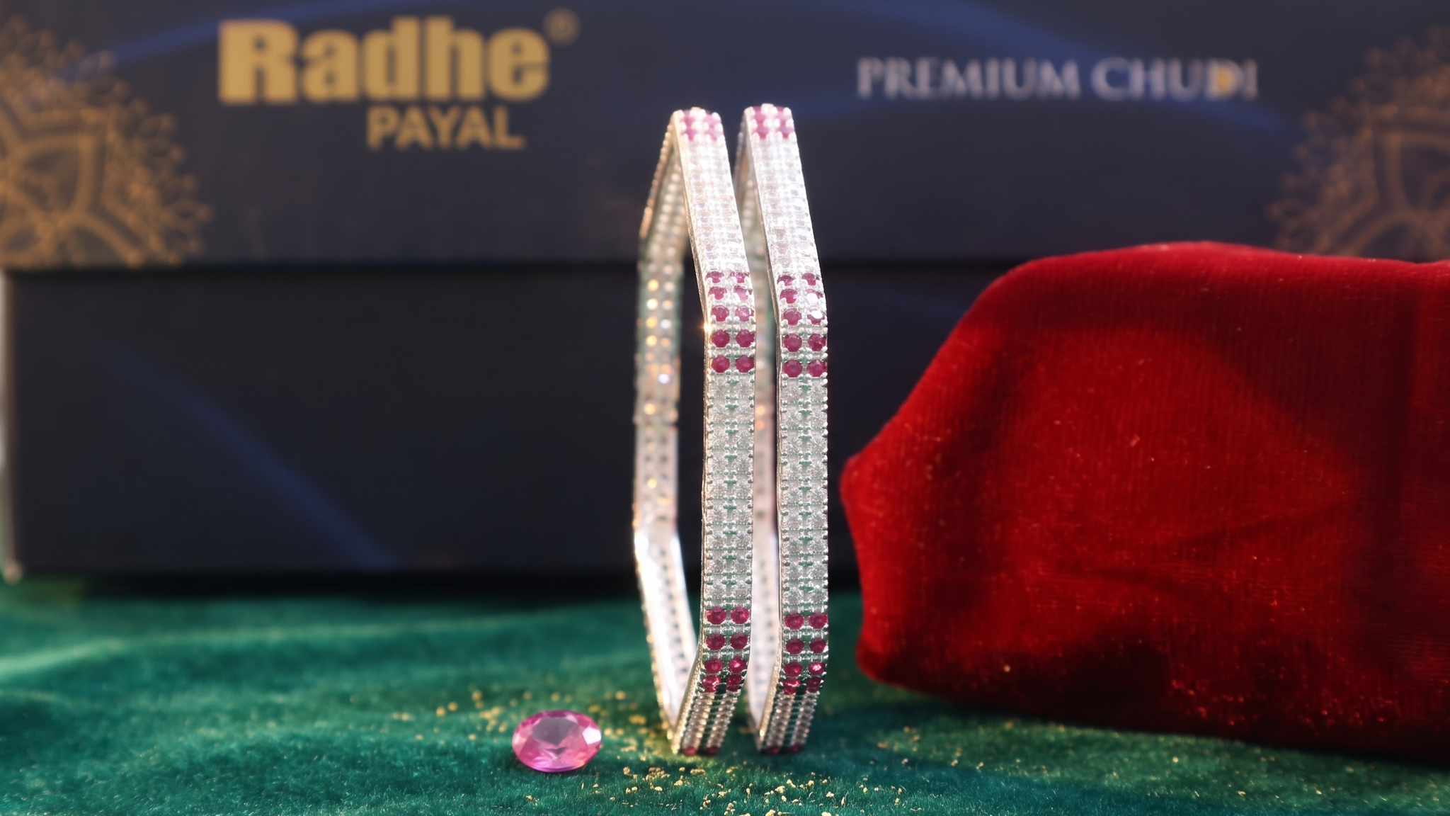 Designer German Silver Bangles for Women – Elegant Silver Plated Jewellery