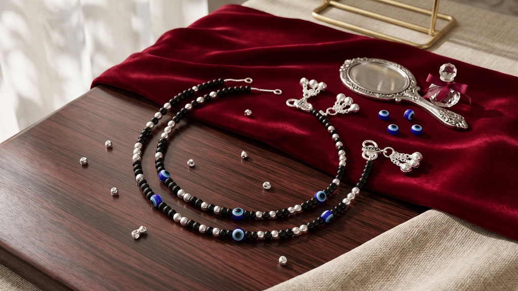 Premium German Silver Payal | 0 Touch Silver Plated Anklet for Women
