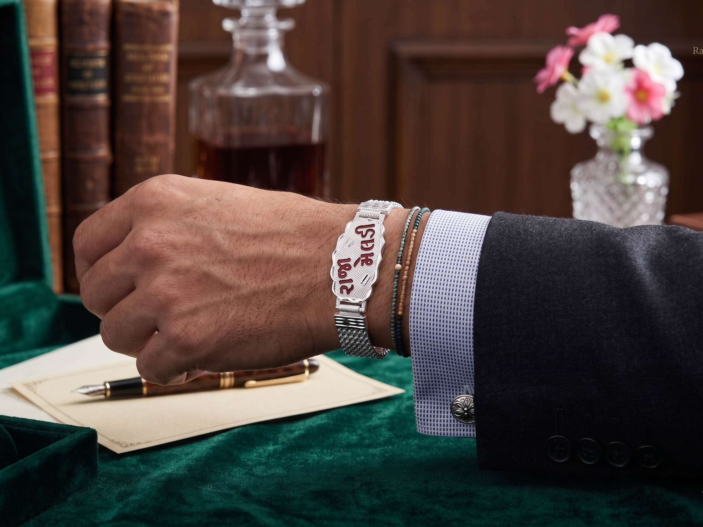 Premium R Plus Lucky Silver-Plated Traditional Jewellery