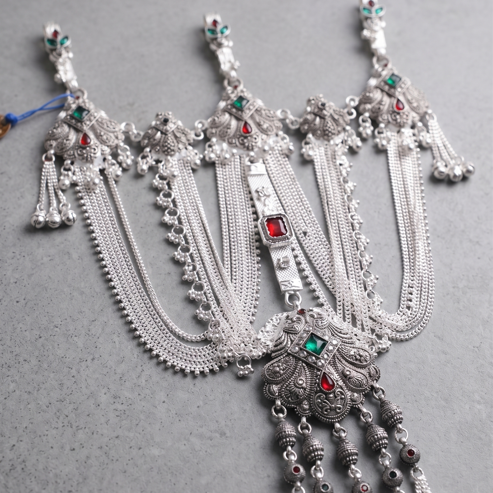 traditional Designer Kandora | Silver Plated Ethnic Jewellery for Women