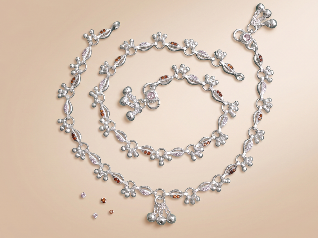 Royal Style German Silver Payal with Long Lasting Shine & Premium Craftsmanship