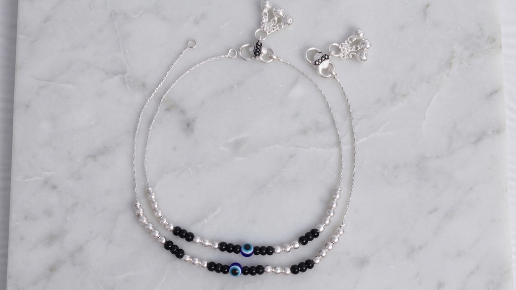 Premium German Silver Payal | 0 Touch Silver Plated Anklet for Women