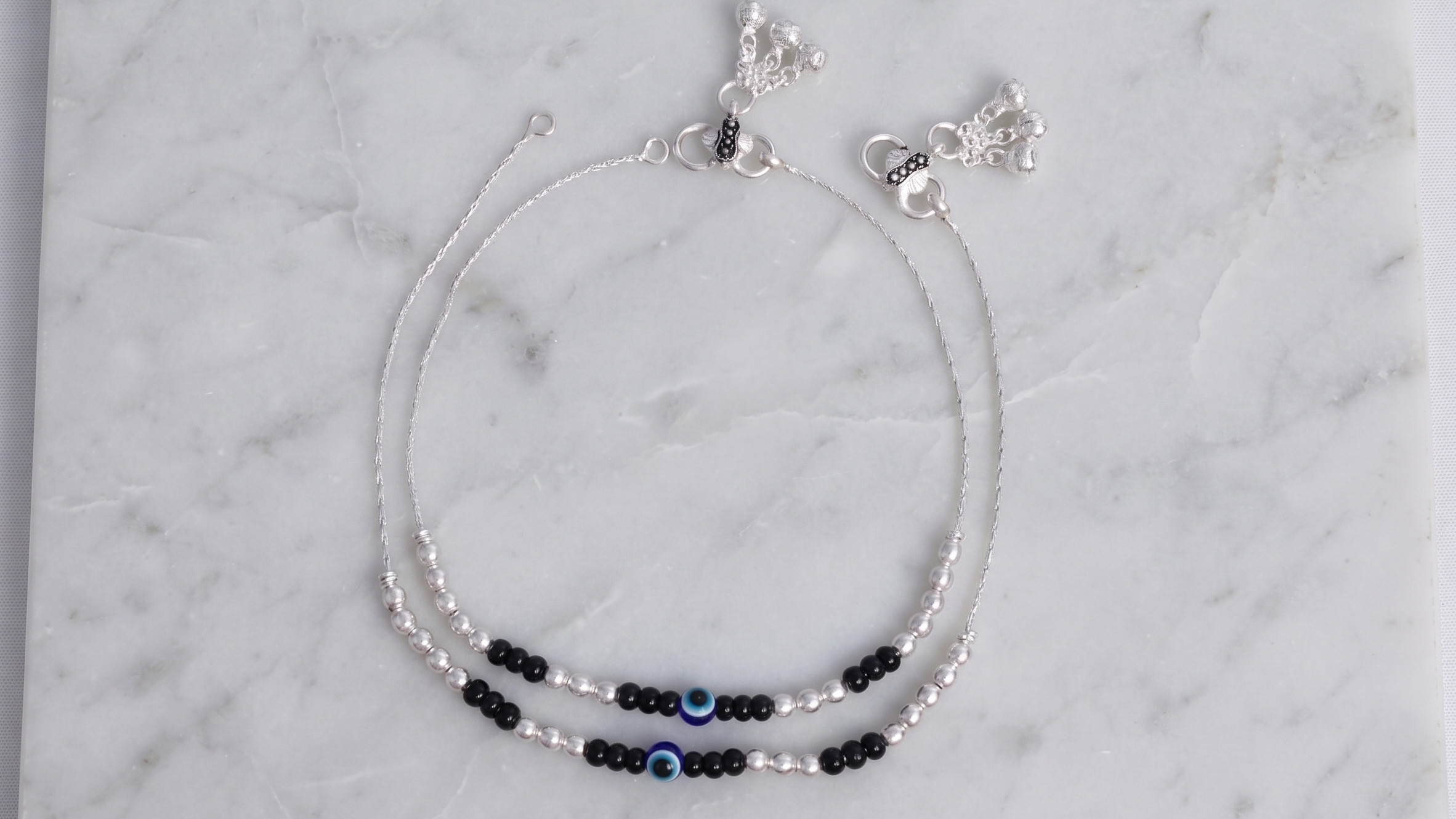 Premium German Silver Payal | 0 Touch Silver Plated Anklet for Women