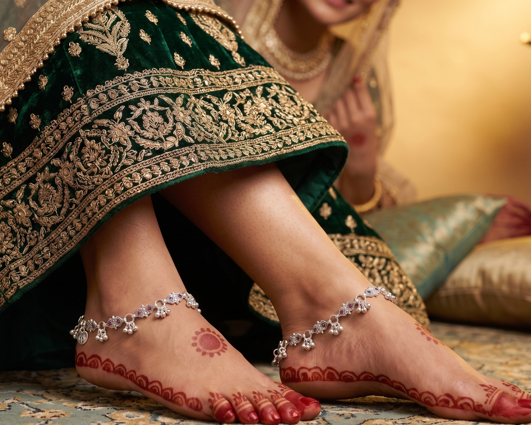 Royal Style German Silver Payal with Long Lasting Shine & Premium Craftsmanship