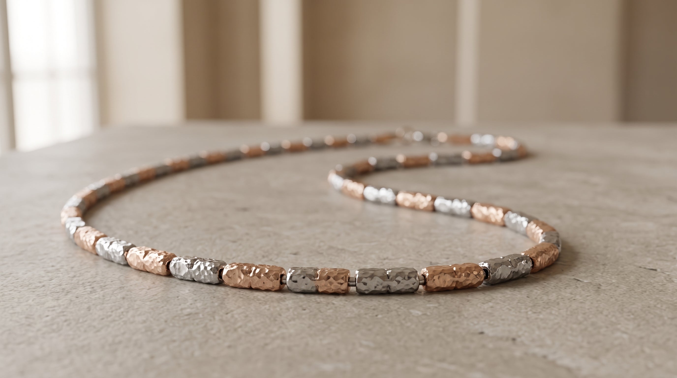 The Two-Tone Cuban Link Chain — Handcrafted Men's Statement